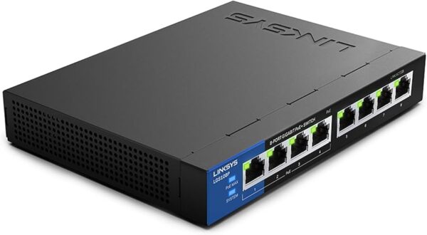 SWITCH 8 PUERTOS LINKSYS - NO ADMINISTRABLE (LGS108P)