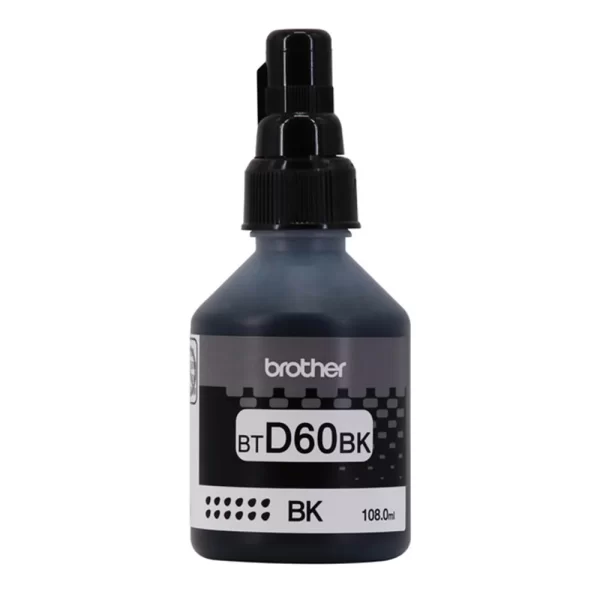 BOTELLA DE TINTA BROTHER - BTD60BK - NEGRO - 108ML